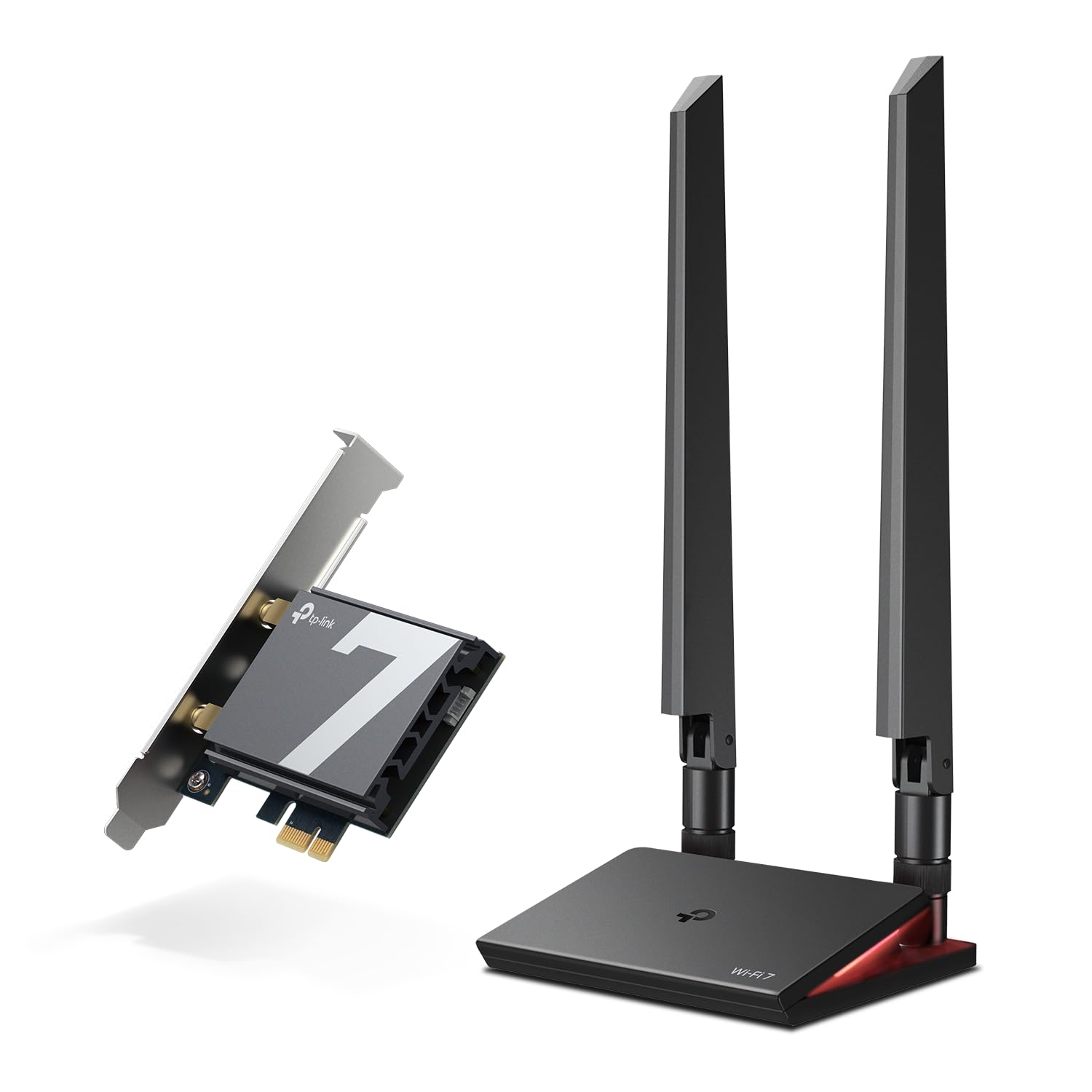 TP-Link BE9300 WiFi7 無線LAN TP-Link WiFi 7 BE9300 PCIe Card 4.76 x 3.75 x 0.85 inches